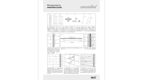 3ks arcadia Wall covering Assembly Instruction